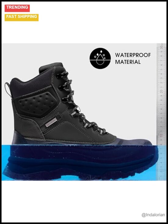 Insulated Waterproof Winter Snow Boots with Thinsulate Lining main image 4